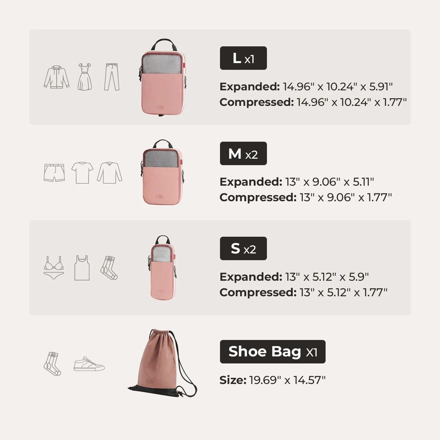 Blast Packing Cubes