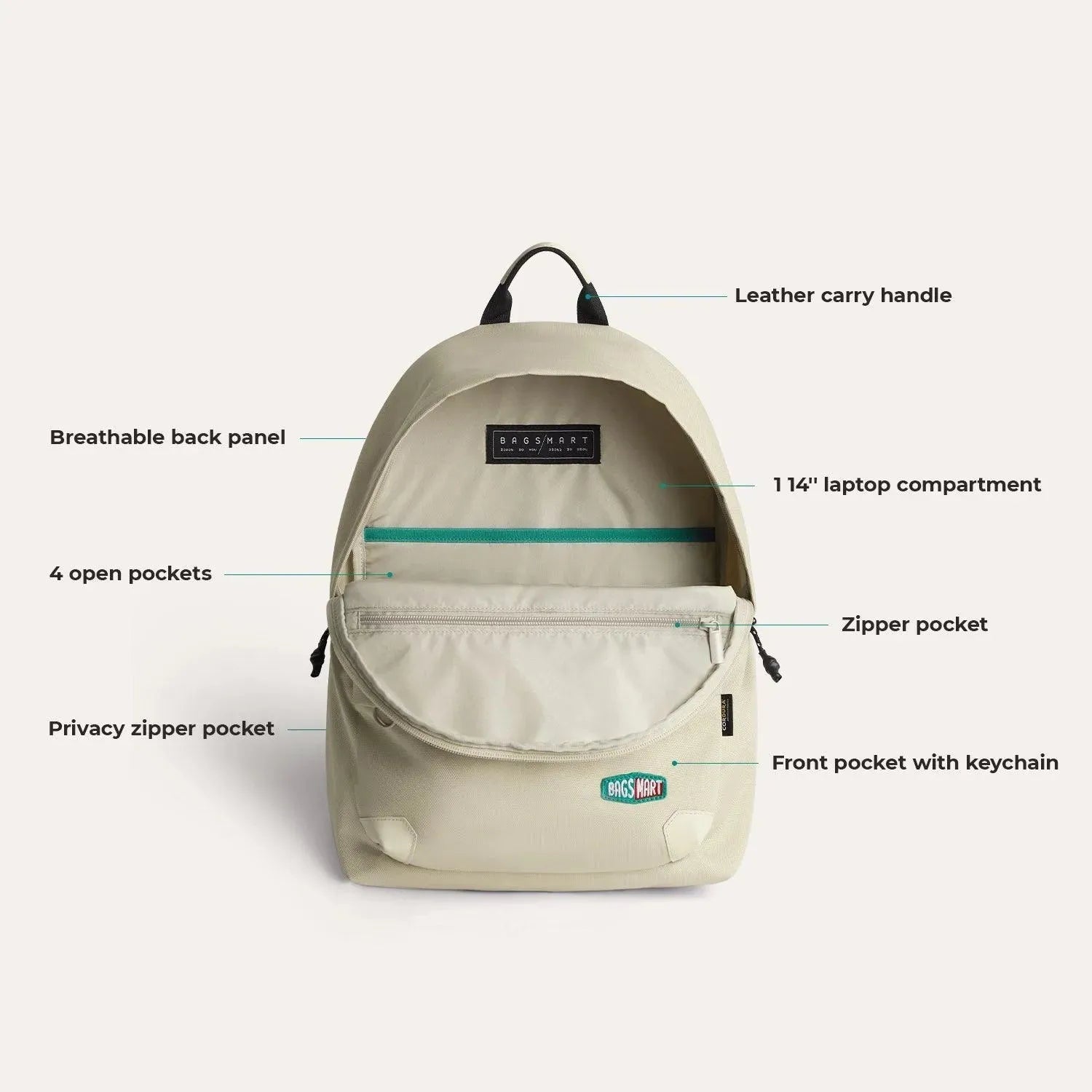 Cordura?? Campus Backpack with Laptop Sleeve