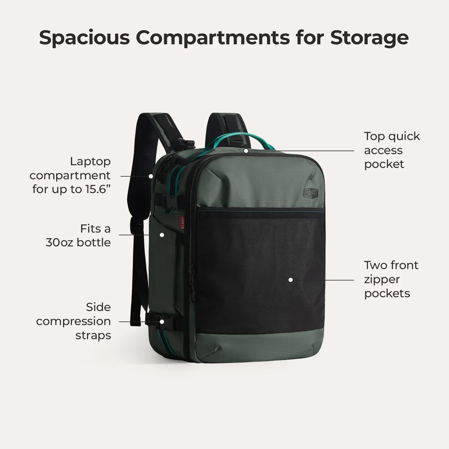 Blast Pro 40L Travel Backpack