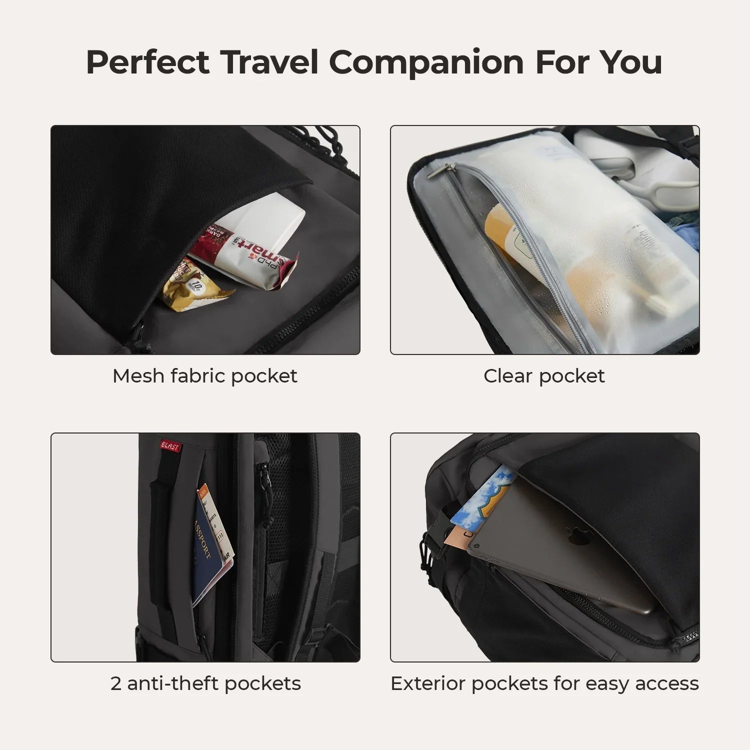 Blast Mesh Travel Backpack